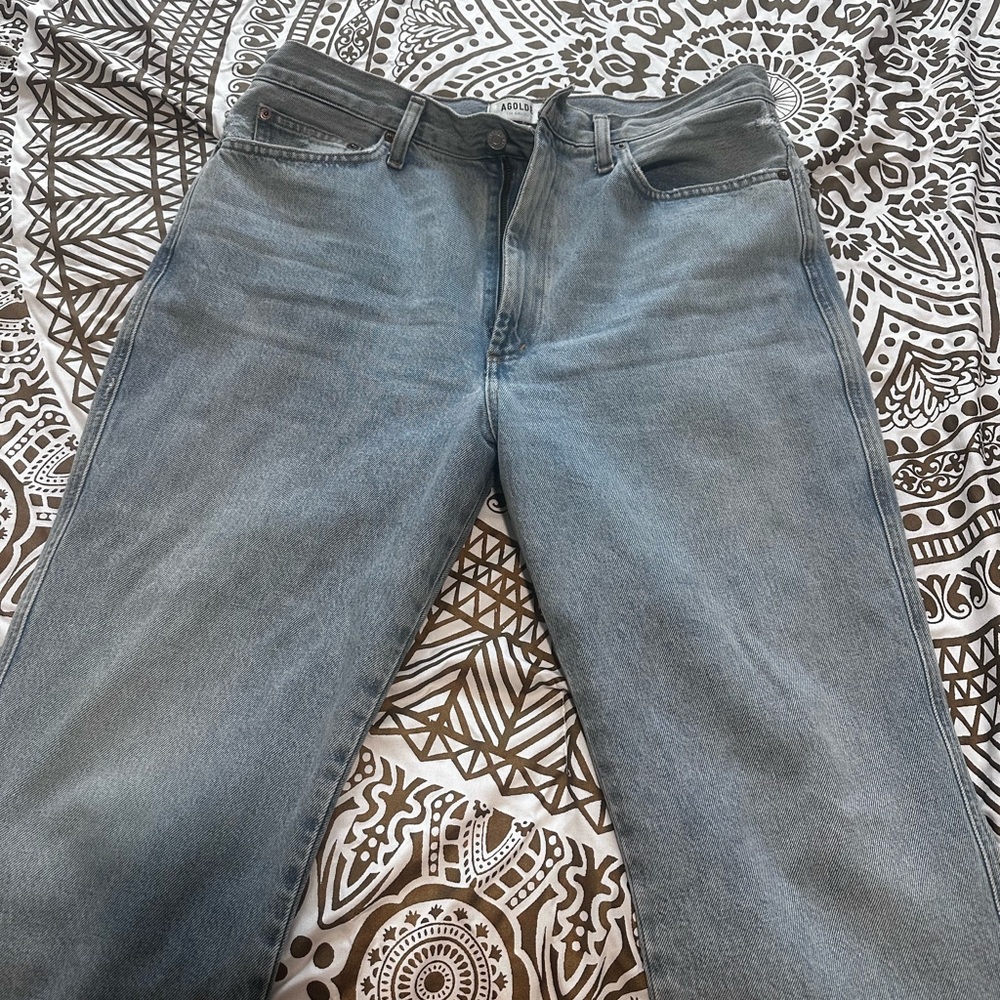 Agolde Classic Blue Denim Jeans